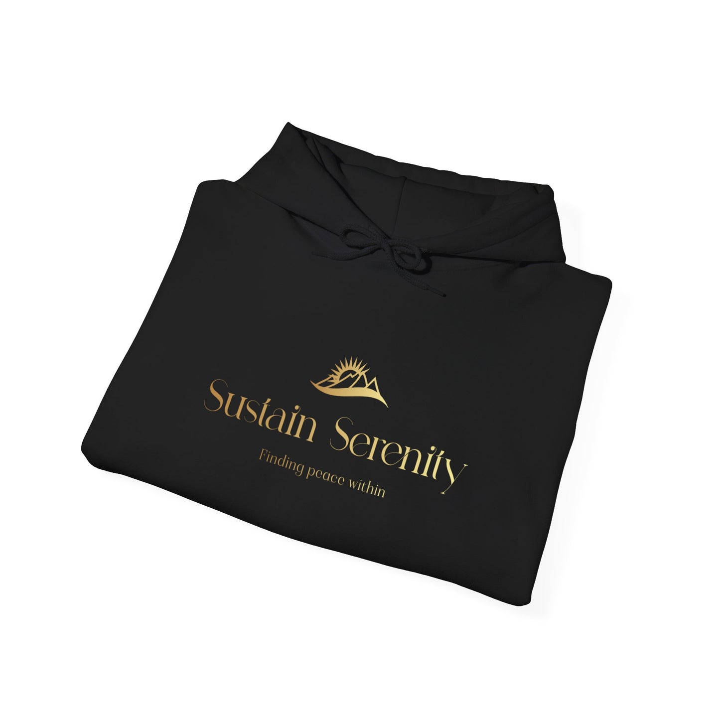 Sustain Serenity Hoodie - Cozy Unisex Sweatshirt for Mindfulness, Self-Care Gift, Relaxation Wear, Spiritual Comfort, Meditation Apparel