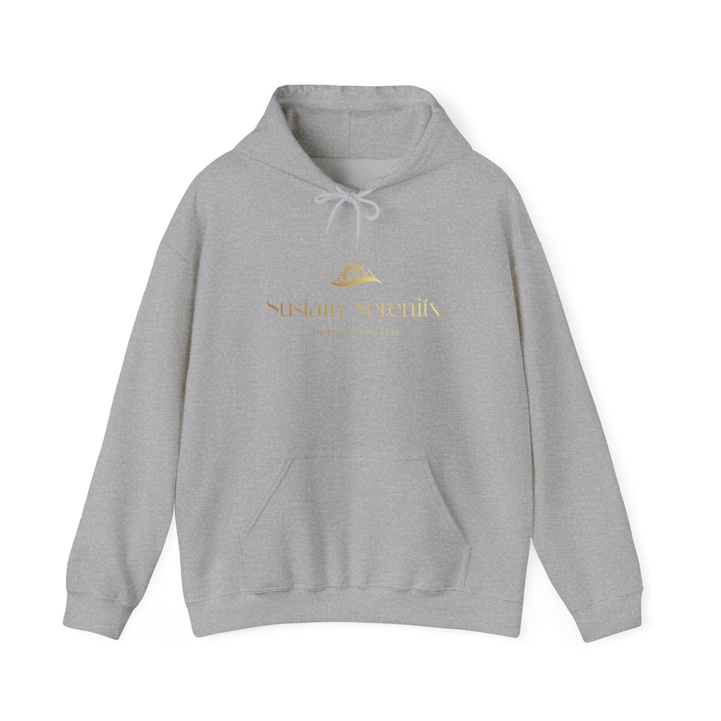 Sustain Serenity Hoodie - Cozy Unisex Sweatshirt for Mindfulness, Self-Care Gift, Relaxation Wear, Spiritual Comfort, Meditation Apparel