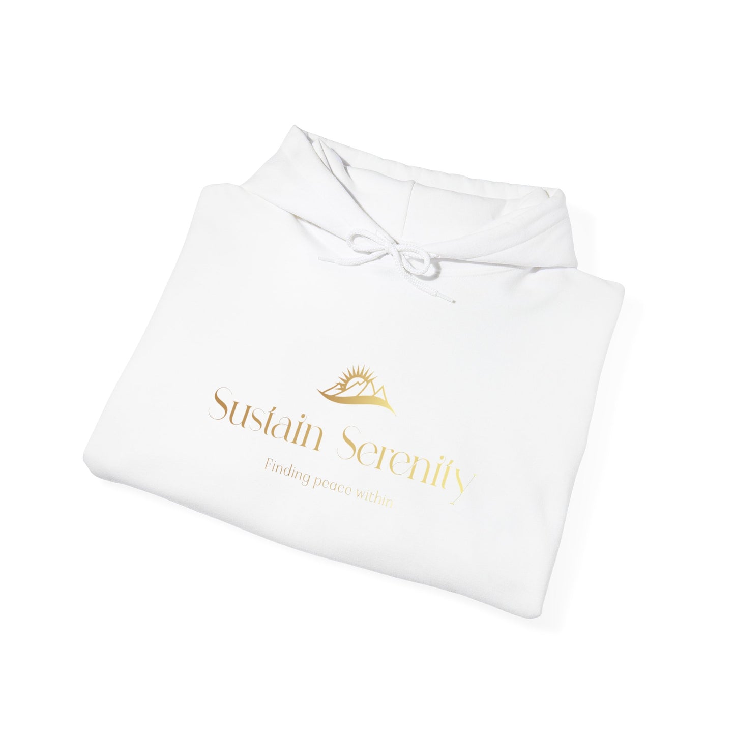 Sustain Serenity Hoodie - Cozy Unisex Sweatshirt for Mindfulness, Self-Care Gift, Relaxation Wear, Spiritual Comfort, Meditation Apparel