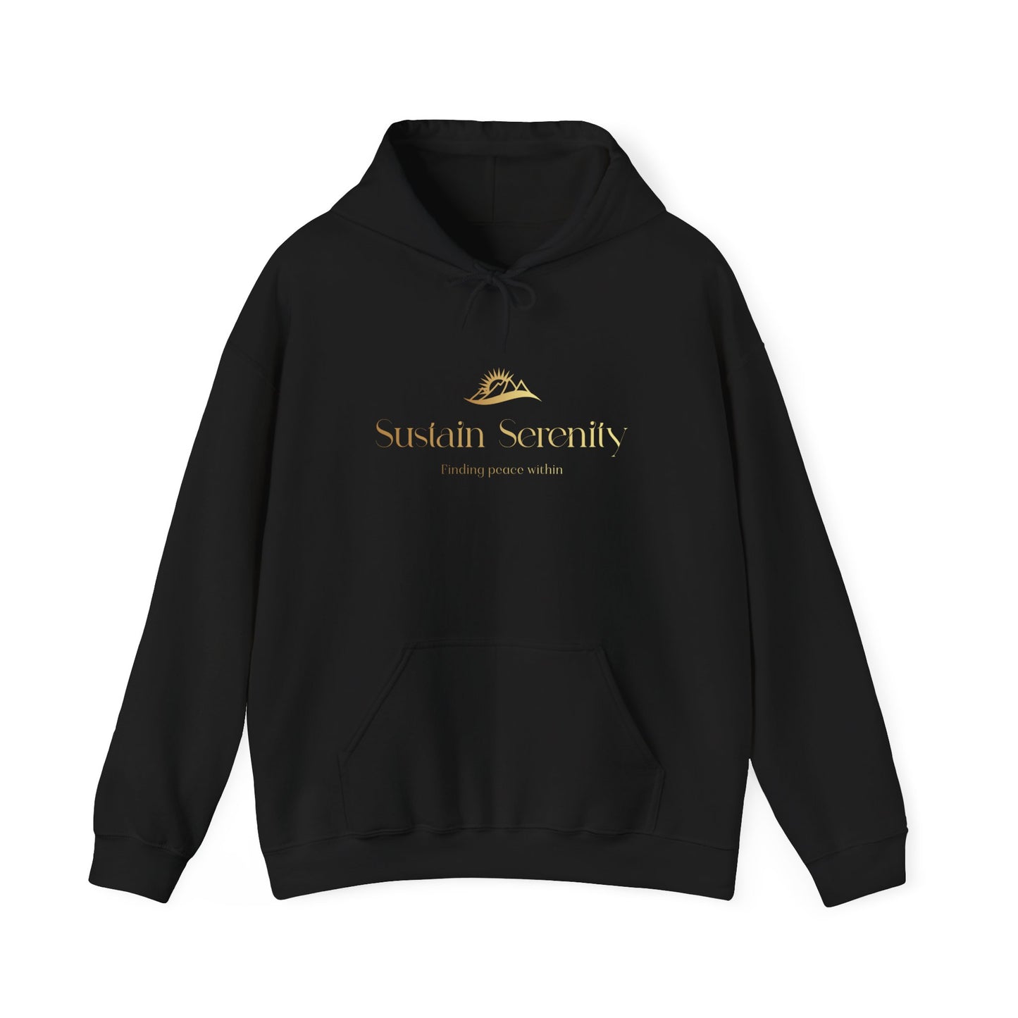 Sustain Serenity Hoodie - Cozy Unisex Sweatshirt for Mindfulness, Self-Care Gift, Relaxation Wear, Spiritual Comfort, Meditation Apparel