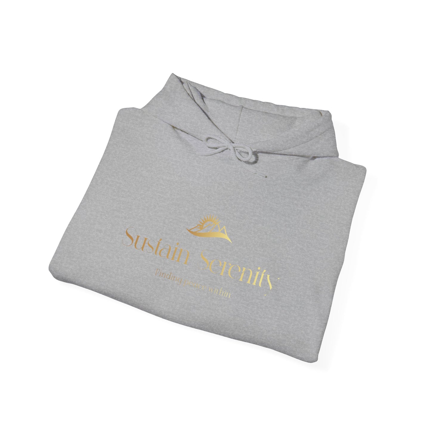 Sustain Serenity Hoodie - Cozy Unisex Sweatshirt for Mindfulness, Self-Care Gift, Relaxation Wear, Spiritual Comfort, Meditation Apparel