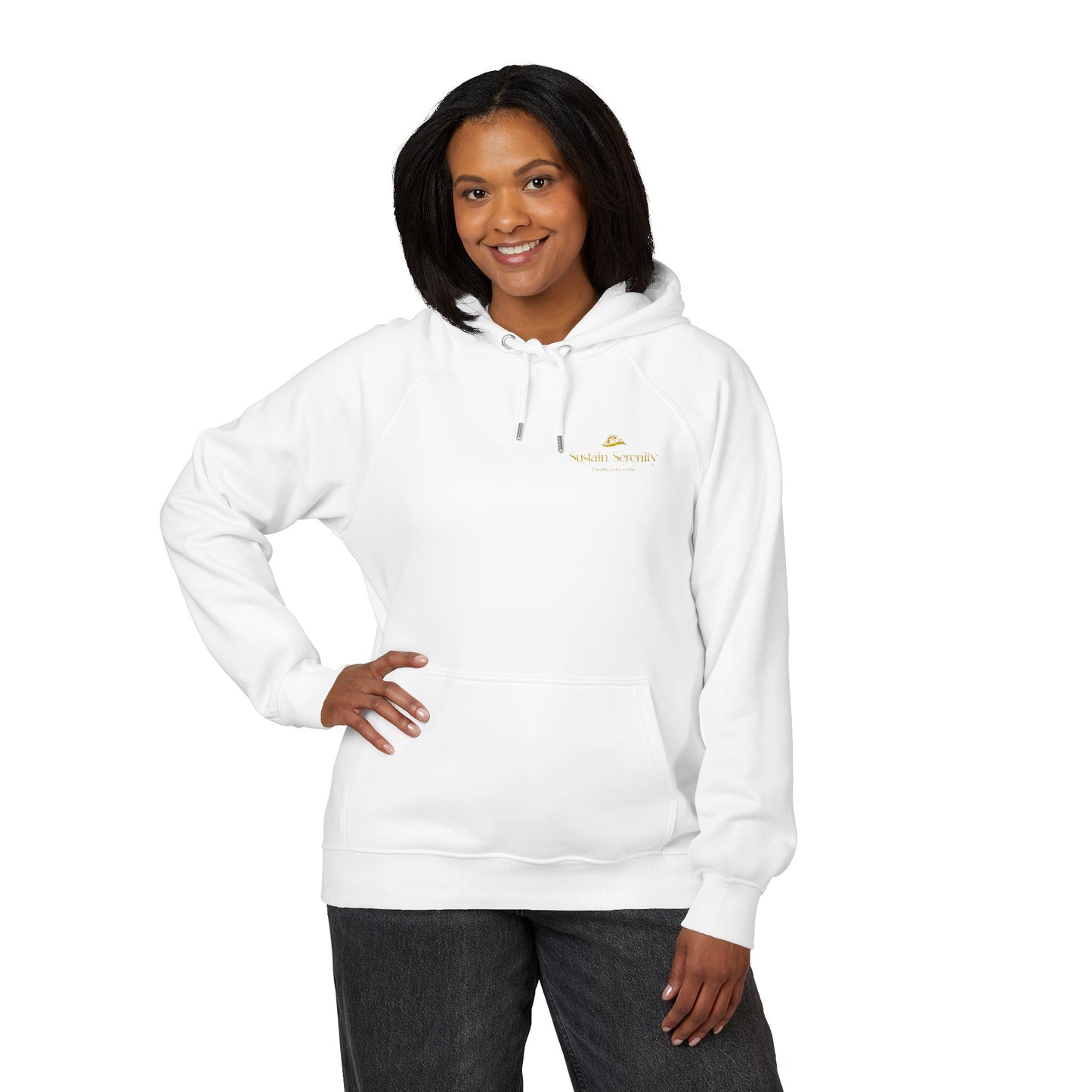 100% Organic Cotton Eco-Friendly Embroidered Hoodie | Cozy Casual Wear, Sustainable Fashion, Gift for Him/Her, Perfect for Outdoor Adventures