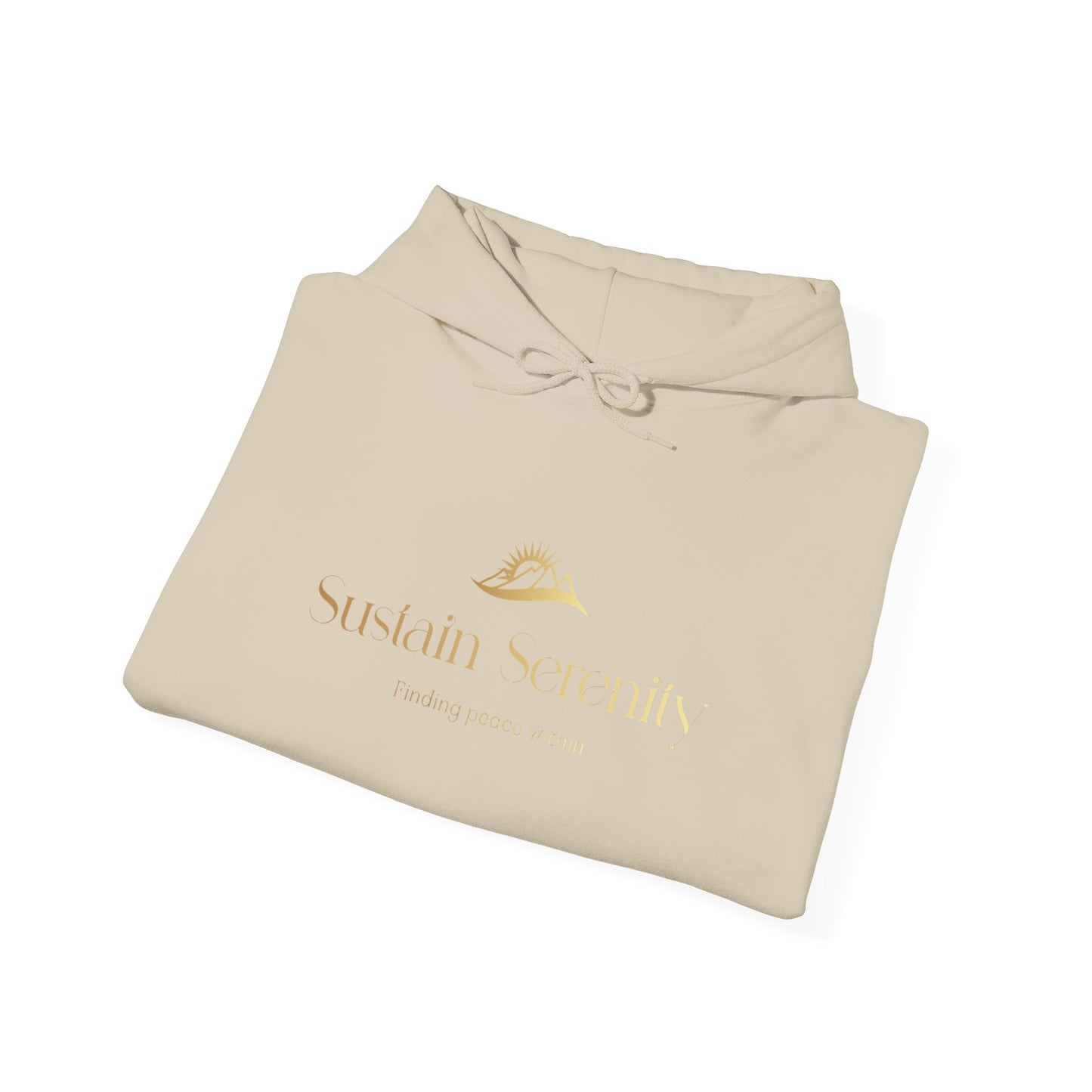 Sustain Serenity Hoodie - Cozy Unisex Sweatshirt for Mindfulness, Self-Care Gift, Relaxation Wear, Spiritual Comfort, Meditation Apparel