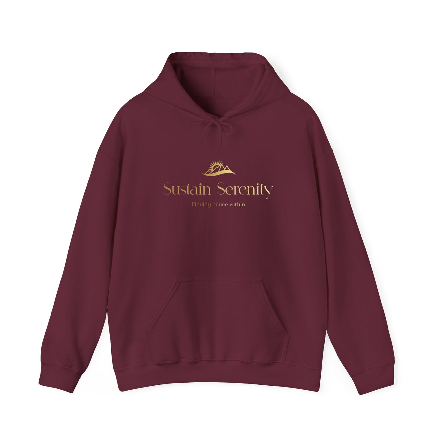 Sustain Serenity Hoodie - Cozy Unisex Sweatshirt for Mindfulness, Self-Care Gift, Relaxation Wear, Spiritual Comfort, Meditation Apparel