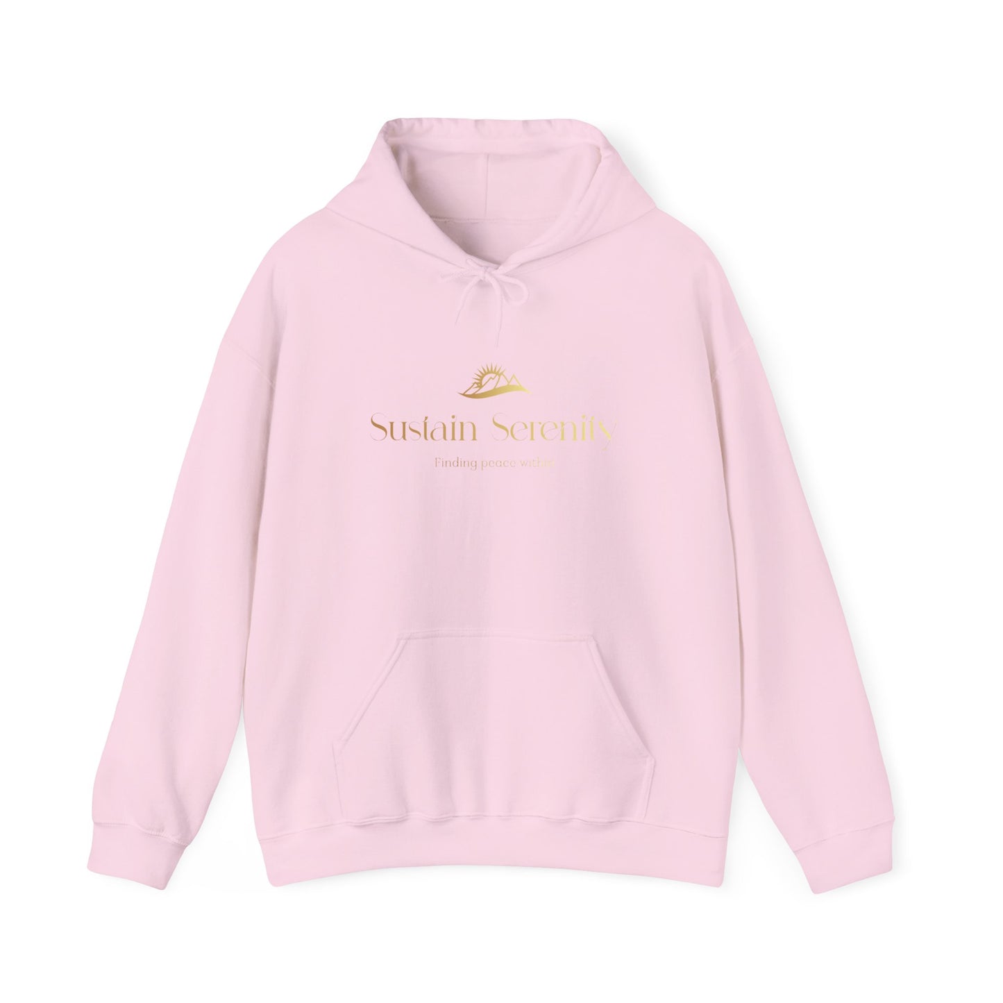 Sustain Serenity Hoodie - Cozy Unisex Sweatshirt for Mindfulness, Self-Care Gift, Relaxation Wear, Spiritual Comfort, Meditation Apparel