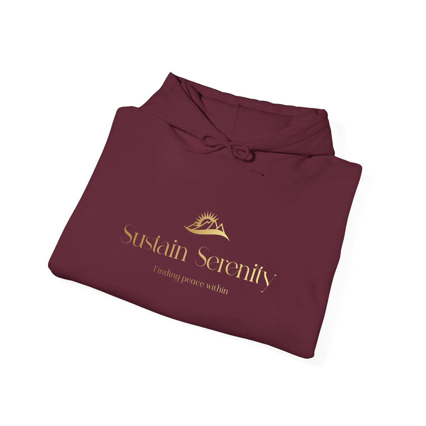 Sustain Serenity Hoodie - Cozy Unisex Sweatshirt for Mindfulness, Self-Care Gift, Relaxation Wear, Spiritual Comfort, Meditation Apparel