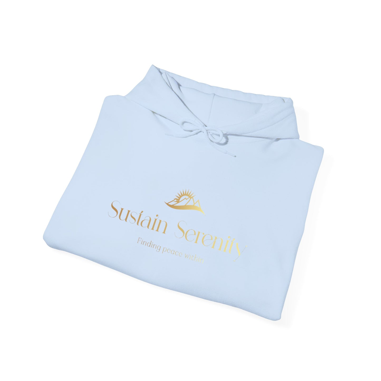 Sustain Serenity Hoodie - Cozy Unisex Sweatshirt for Mindfulness, Self-Care Gift, Relaxation Wear, Spiritual Comfort, Meditation Apparel