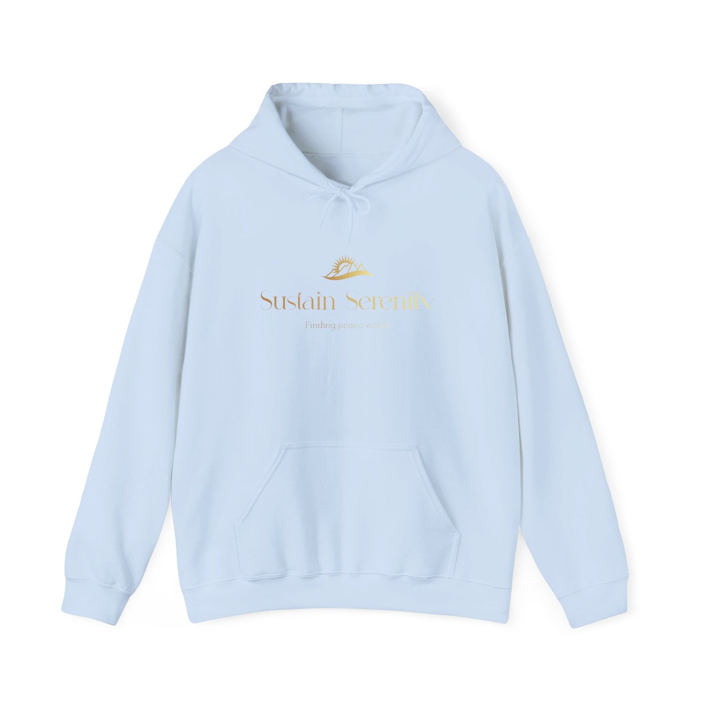 Sustain Serenity Hoodie - Cozy Unisex Sweatshirt for Mindfulness, Self-Care Gift, Relaxation Wear, Spiritual Comfort, Meditation Apparel
