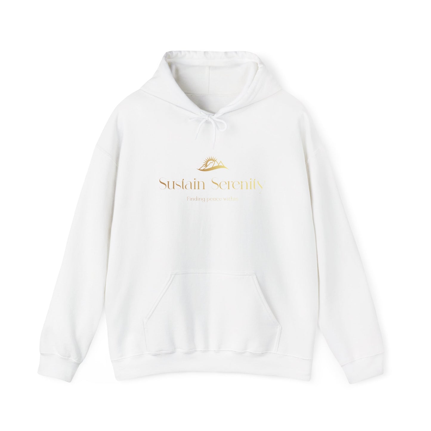 Sustain Serenity Hoodie - Cozy Unisex Sweatshirt for Mindfulness, Self-Care Gift, Relaxation Wear, Spiritual Comfort, Meditation Apparel