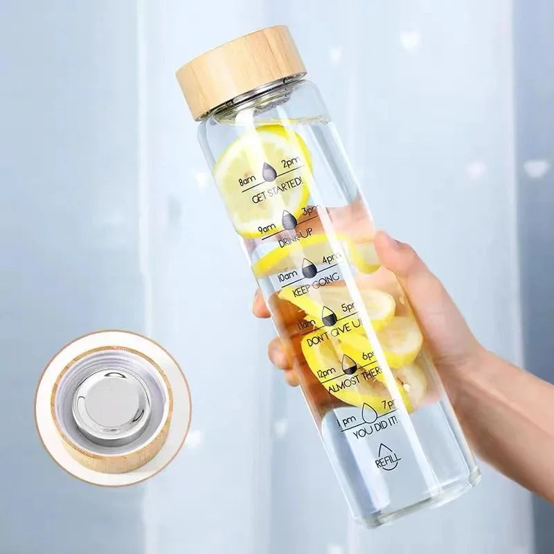 Glass Water Bottle & Tea Diffuser