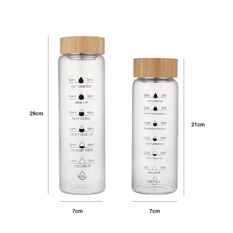 Glass Water Bottle & Tea Diffuser