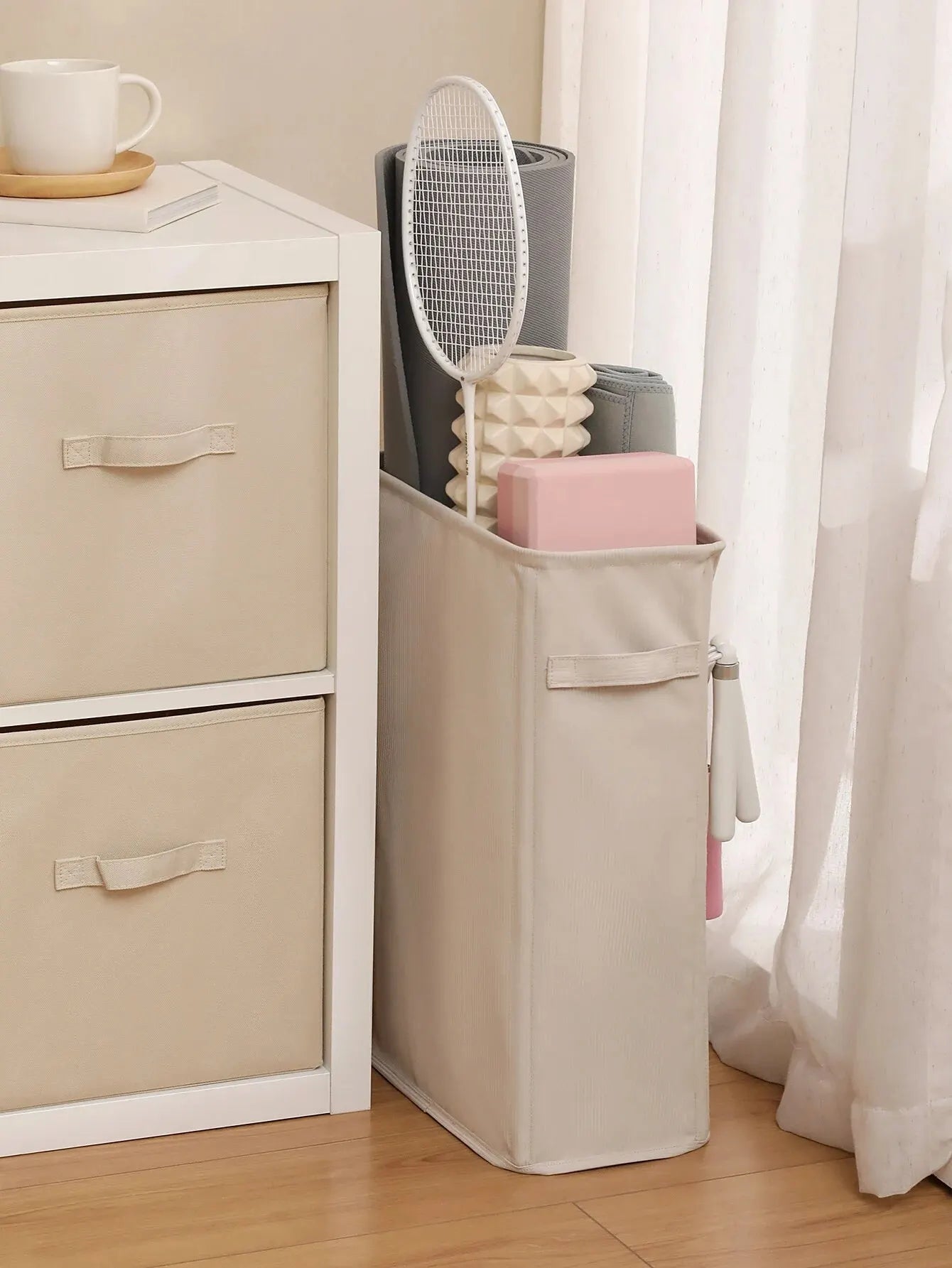 All-in-One Storage for Yoga Equipment