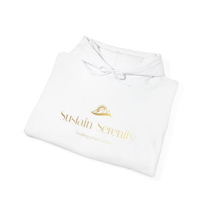 Sustain Serenity Hoodie - Cozy Unisex Sweatshirt for Mindfulness, Self-Care Gift, Relaxation Wear, Spiritual Comfort, Meditation Apparel