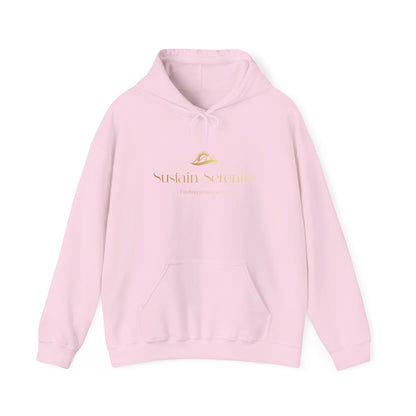 Sustain Serenity Hoodie - Cozy Unisex Sweatshirt for Mindfulness, Self-Care Gift, Relaxation Wear, Spiritual Comfort, Meditation Apparel