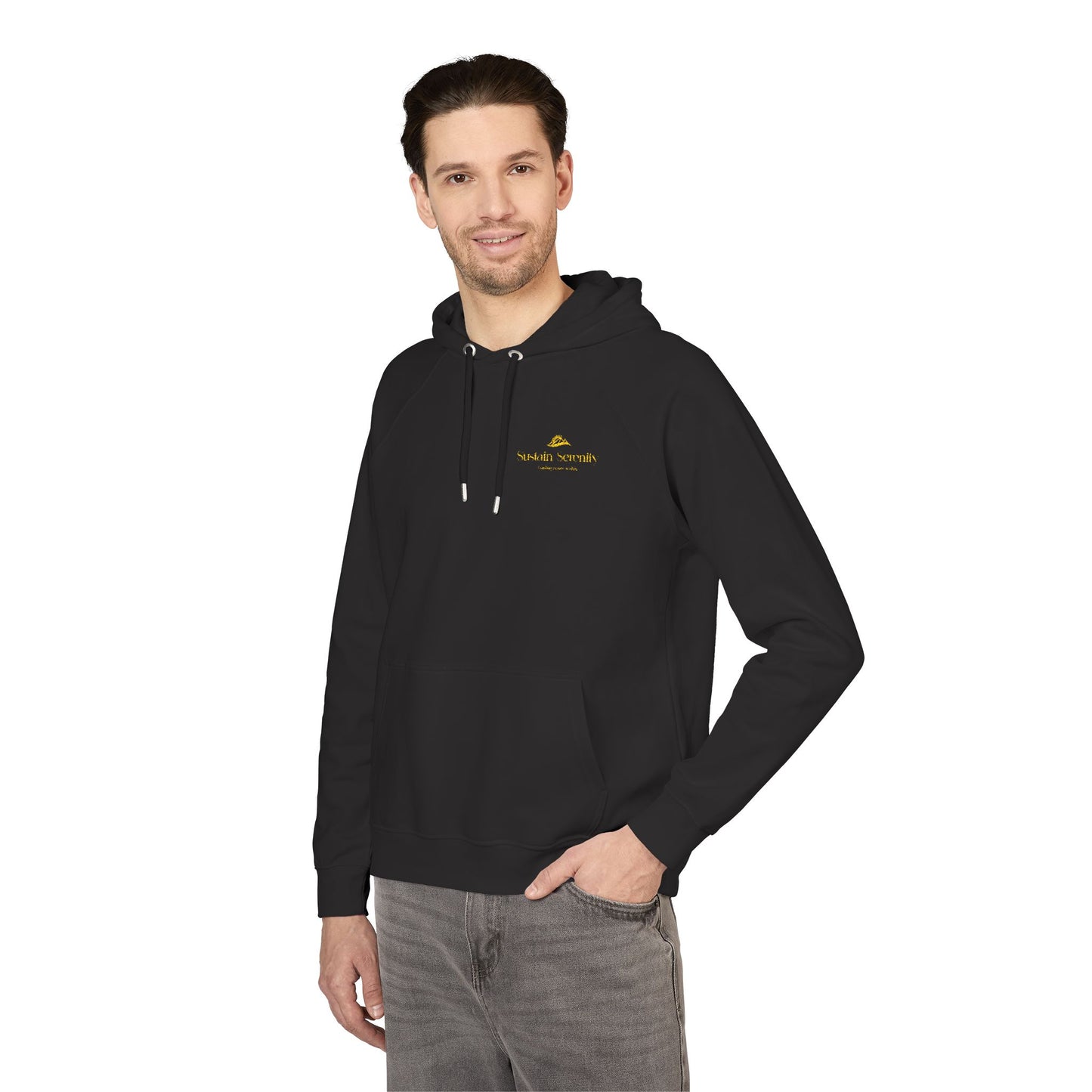 100% Organic Cotton Eco-Friendly Embroidered Hoodie | Cozy Casual Wear, Sustainable Fashion, Gift for Him/Her, Perfect for Outdoor Adventures