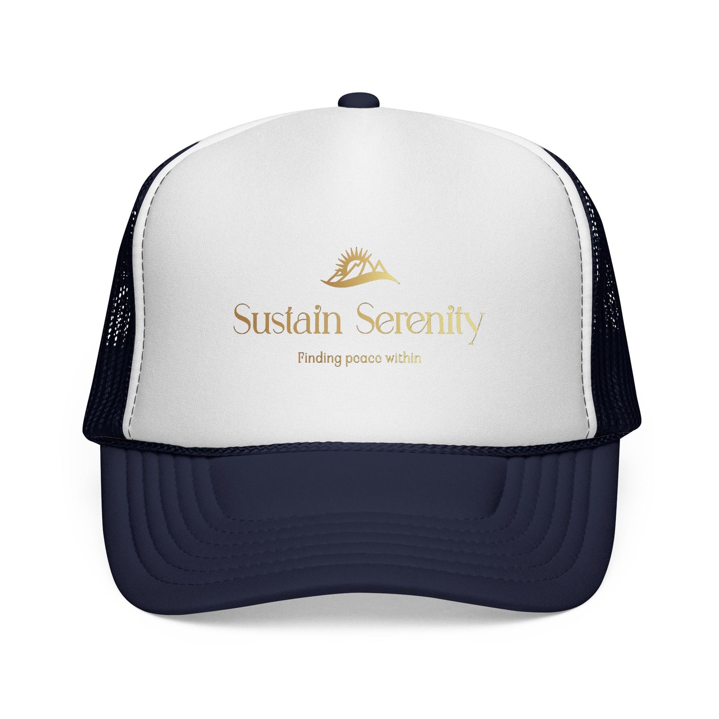 Trucker Cap Sustain Serenity - Yoga Lovers Peace Movement Hat