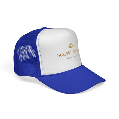 Trucker Cap Sustain Serenity - Yoga Lovers Peace Movement Hat