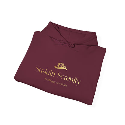 Sustain Serenity Hoodie - Cozy Unisex Sweatshirt for Mindfulness, Self-Care Gift, Relaxation Wear, Spiritual Comfort, Meditation Apparel