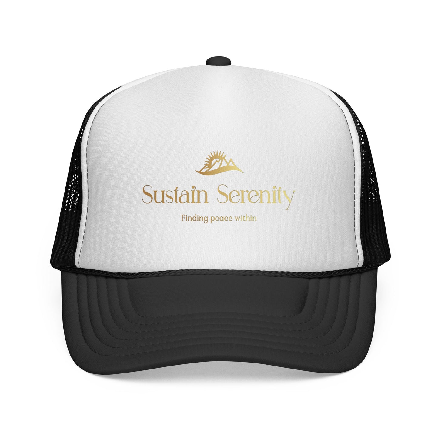 Trucker Cap Sustain Serenity - Yoga Lovers Peace Movement Hat