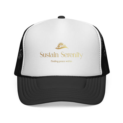 Trucker Cap Sustain Serenity - Yoga Lovers Peace Movement Hat