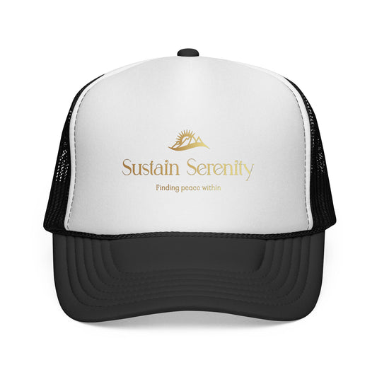 Trucker Cap Sustain Serenity - Yoga Lovers Peace Movement Hat