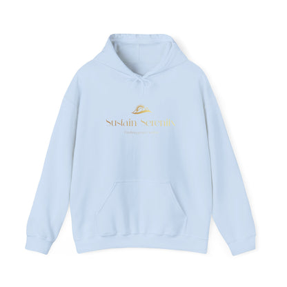Sustain Serenity Hoodie - Cozy Unisex Sweatshirt for Mindfulness, Self-Care Gift, Relaxation Wear, Spiritual Comfort, Meditation Apparel