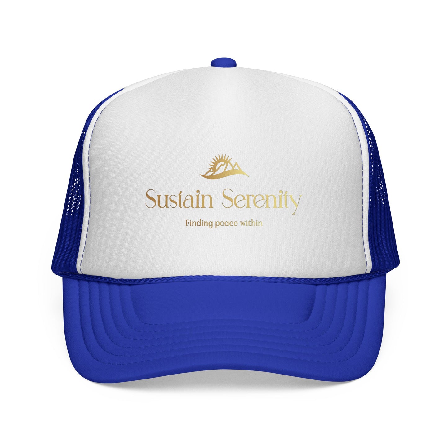 Trucker Cap Sustain Serenity - Yoga Lovers Peace Movement Hat