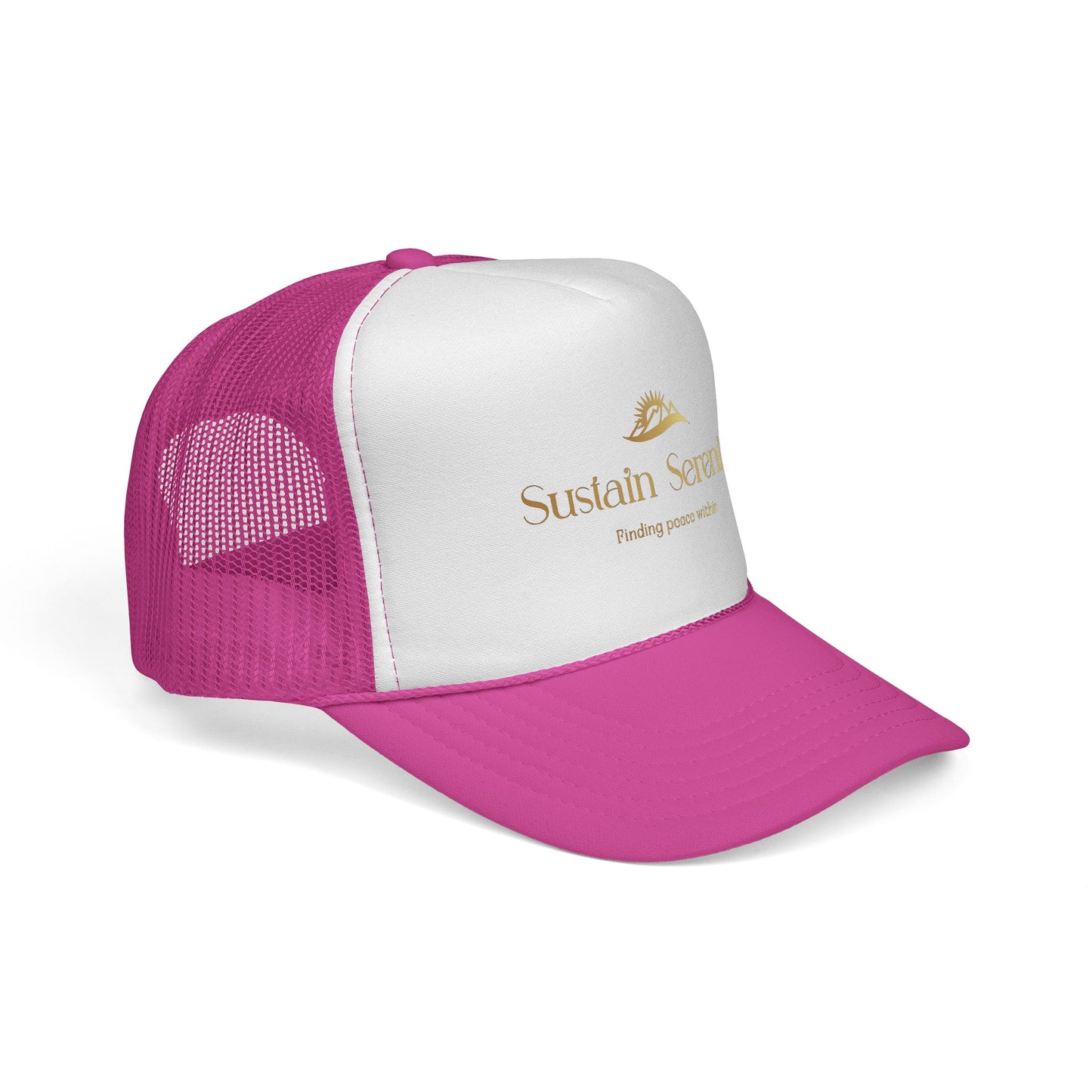 Trucker Cap Sustain Serenity - Yoga Lovers Peace Movement Hat
