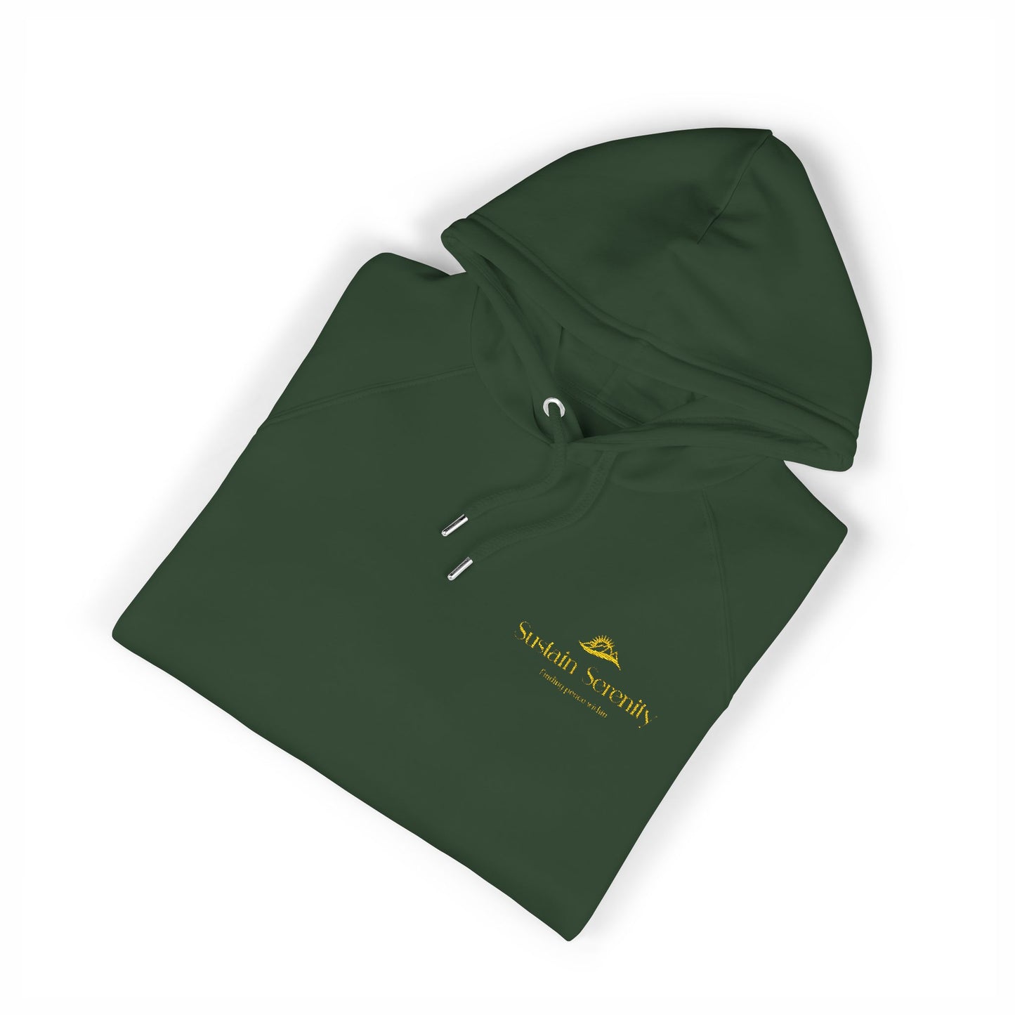 100% Organic Cotton Eco-Friendly Embroidered Hoodie | Cozy Casual Wear, Sustainable Fashion, Gift for Him/Her, Perfect for Outdoor Adventures