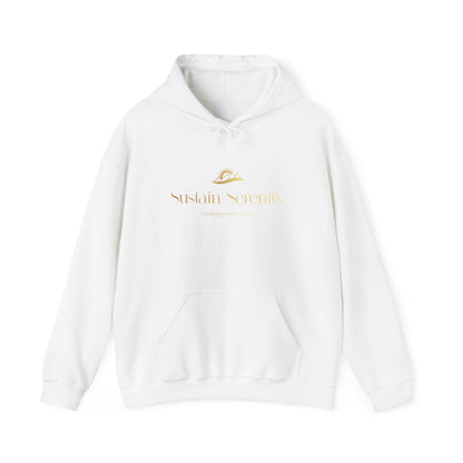 Sustain Serenity Hoodie - Cozy Unisex Sweatshirt for Mindfulness, Self-Care Gift, Relaxation Wear, Spiritual Comfort, Meditation Apparel