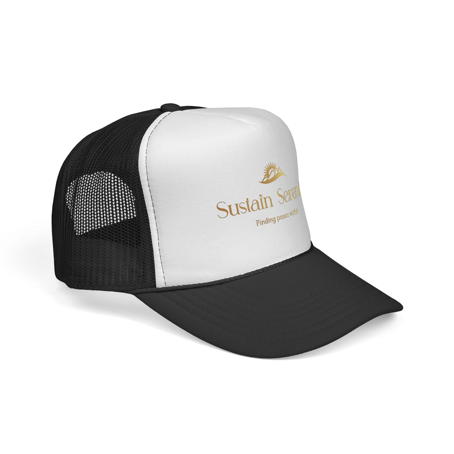 Trucker Cap Sustain Serenity - Yoga Lovers Peace Movement Hat