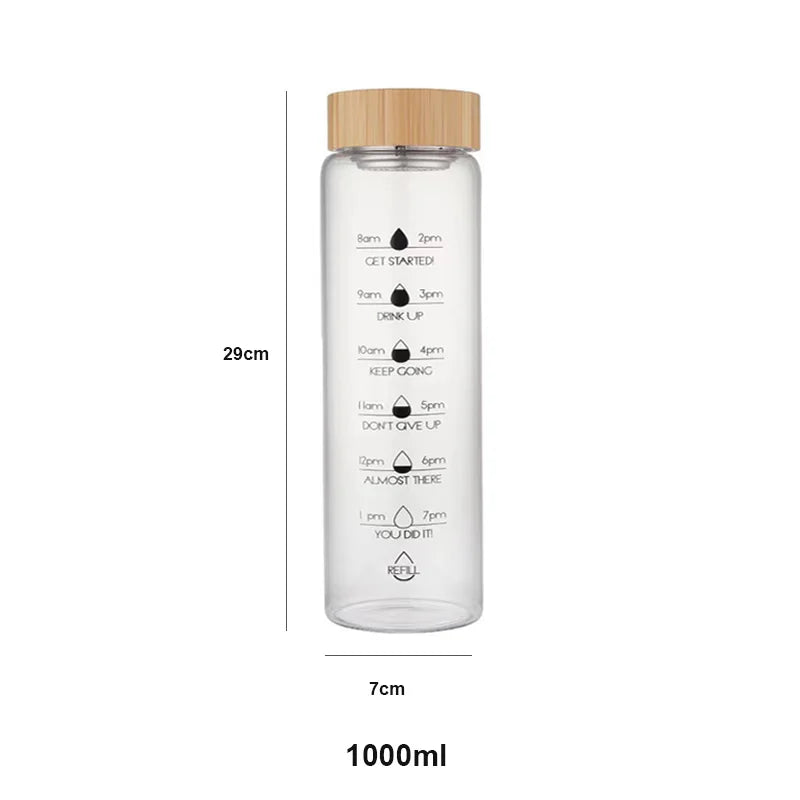 Glass Water Bottle & Tea Diffuser