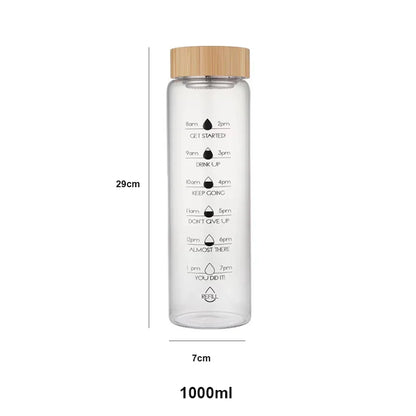 Glass Water Bottle & Tea Diffuser